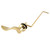 Kingston Brass NuWave Side Mount Toilet Tank Lever, Polished Brass - KTDFLS2