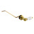 Kingston Brass Victorian Side Mount Toilet Tank Lever, Brushed Brass - KTPLS7