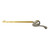 Kingston Brass Royale Universal Front or Side Mount Toilet Tank Lever, Brushed Nickel - KTFLD8