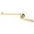 Kingston Brass Silver Sage Universal Front or Side Mount Toilet Tank Lever, Polished Brass - KTZLD2