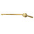 Kingston Brass Concord Universal Front or Side Mount Toilet Tank Lever, Brushed Brass - KTDLD7