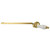 Kingston Brass Victorian Universal Front or Side Mount Toilet Tank Lever, Brushed Brass - KTPLD7
