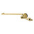 Kingston Brass Victorian Universal Front or Side Mount Toilet Tank Lever, Polished Brass - KTALD2