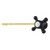 Kingston Brass Buckingham Universal Front or Side Mount Toilet Tank Lever, Matte Black - KTBXD0