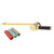 Kingston Brass Kaiser Universal Front or Side Mount Toilet Tank Lever, Polished Brass - KTDKLD2