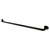 Kingston Brass Milano 48-Inch X 1-1/4-Inch OD ADA Grab Bar, Matte Black - DR214480