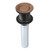 Kingston Brass Push Pop-Up Drain without Overflow, Antique Copper - EV800AC