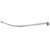 Kingston Brass Edenscape 60"-72" Stainless Steel Adjustable Single Curved Shower Curtain Rod, Polished Chrome - CC6721