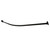 Kingston Brass Edenscape 72" Stainless Steel Single Curved Shower Curtain Rod, Matte Black - CC7210