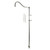 Kingston Brass Vintage 60-Inch Shower Riser with 17-Inch Shower Arm, Polished Nickel - CCR6176