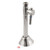 Kingston Brass 1/2" Sweat x 3/8" OD Comp Straight Shut Off Valve with 5" Extension, Polished Nickel - CC83256DL