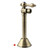 Kingston Brass 1/2" Sweat x 3/8" OD Comp Angle Shut Off Valve with 5" Extension, Antique Brass - CC83203