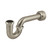 Kingston Brass 1-1/4" (or 1-1/2") x 1-1/2" P-Trap with Box Flange, 13-1/16" Length, 18 Gauge, Brushed Nickel - CC4248