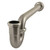 Kingston Brass 1-1/2" P-Trap with Box Flange, 13-1/16" Length, 18 Gauge, Brushed Nickel - CC4128
