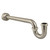 Kingston Brass 1-1/4" P-Trap with Box Flange, 18" Length, 18 Gauge, Brushed Nickel - CC6188