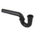 Kingston Brass 1-1/4" (or 1-1/2") x 1-1/2" P-Trap without Flange, 13-1/16" Length, 18 Gauge, Matte Black - CC1240MB