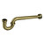 Kingston Brass 1-1/2" P-Trap with Box Flange, 24" Length, 18 Gauge, Antique Brass - CC9123