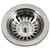 HamatUSA 3-1/2" Stainless Steel Basket Strainer - BAS-2000-SS
