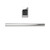 Amba i20RO.P Modello i Round Hardwired Single Bar Towel Warmer - 20" Long - 10 Watt - Polished