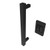 Amba i20SQ.MB Modello i Square Hardwired Single Bar Towel Warmer - 20" Long - 10 Watt - Matte Black