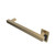 Amba i20SQ.SB Modello i Square Hardwired Single Bar Towel Warmer - 20" Long - 10 Watt - Satin Brass