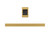 Amba i20SQ.SB Modello i Square Hardwired Single Bar Towel Warmer - 20" Long - 10 Watt - Satin Brass