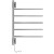 Amba SB5-B Swivel Bar Hardwired & Plug-in Combo Towel Warmer Unit with 5 Bars - Brushed