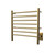 Amba RWHS-SSB Radiant Small Hardwired + Plug-in Combo 7 Bar Towel Warmer - Satin Brass