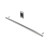 Amba i40RO.B Modello i Round 40" Hardwired Single Bar Towel Warmer - 40" Long - 20 Watt - Brushed