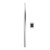 Amba i40RO.B Modello i Round 40" Hardwired Single Bar Towel Warmer - 40" Long - 20 Watt - Brushed