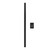 Amba i40RO.MB Modello i Round 40" Hardwired Single Bar Towel Warmer - 40" Long - 20 Watt - Matte Black