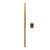 Amba i40RO.SB Modello i Round 40" Hardwired Single Bar Towel Warmer - 40" Long - 20 Watt - Satin Brass