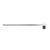 Amba i40SQ.B Modello i Square 40" Hardwired Single Bar Towel Warmer - 40" Long - 20 Watt - Brushed