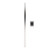 Amba i40SQ.B Modello i Square 40" Hardwired Single Bar Towel Warmer - 40" Long - 20 Watt - Brushed