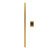 Amba i40SQ.SB Modello i Square 40" Hardwired Single Bar Towel Warmer - 40" Long - 20 Watt - Satin Brass