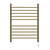 Amba RWH-SSB Radiant Hardwired + Plug-in Combo Straight 10 Bar Towel Warmer - Satin Brass