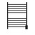Amba RSWH-MB Radiant Square Hardwired + Plug-in Combo 10 Bar Towel Warmer - Matte Black