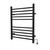 Amba RSWH-MB Radiant Square Hardwired + Plug-in Combo 10 Bar Towel Warmer - Matte Black