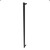 Amba i59RO.MB Modello i Round 59" Hardwired Single Bar Towel Warmer - Matte Black - 59" Long - 30 Watt