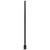 Amba i59RO.MB Modello i Round 59" Hardwired Single Bar Towel Warmer - Matte Black - 59" Long - 30 Watt