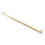 Amba i59RO.SB Modello i Round 59" Hardwired Single Bar Towel Warmer - Satin Brass - 59" Long - 30 Watt