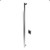 Amba i59SQ.B Modello i Square 59" Hardwired Single Bar Towel Warmer - Brushed - 59" Long - 30 Watt