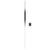 Amba i59SQ.P Modello i Square 59" Hardwired Single Bar Towel Warmer - Polished - 59" Long - 30 Watt