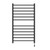 Amba RSWHL-MB Radiant Large Square Hardwired + Plug-in Combo 12 Bar Towel Warmer - Matte Black