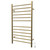 Amba RWHL-SSB Radiant Large Hardwired + Plug-in Combo Straight 12 Bar Towel Warmer - Satin Brass