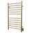 Amba RWHL-SSB Radiant Large Hardwired + Plug-in Combo Straight 12 Bar Towel Warmer - Satin Brass