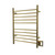 Amba RWH-SPG Radiant Hardwired + Plug-in Combo Straight 10 Bar Towel Warmer - Polished Gold