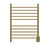 Amba RWH-SPG Radiant Hardwired + Plug-in Combo Straight 10 Bar Towel Warmer - Polished Gold