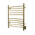Amba RWH-SPG Radiant Hardwired + Plug-in Combo Straight 10 Bar Towel Warmer - Polished Gold