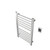 Amba S2132B.2 Sirio S2132 Hardwired Towel Warmer - Brushed  - 21"W x 32"H; 170W